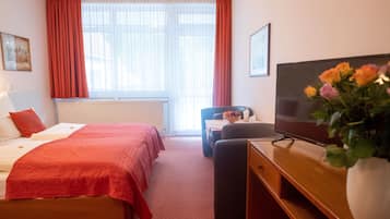 In-room safe, desk, laptop workspace, blackout drapes