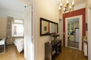 2 bedrooms, desk, iron/ironing board, travel crib - Acropolis Neoclassic Mansion: Perfectly situated & fully equipped - Sleeps 6 (Athens)