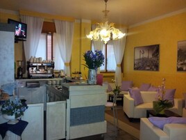 Sala de estar en el lobby