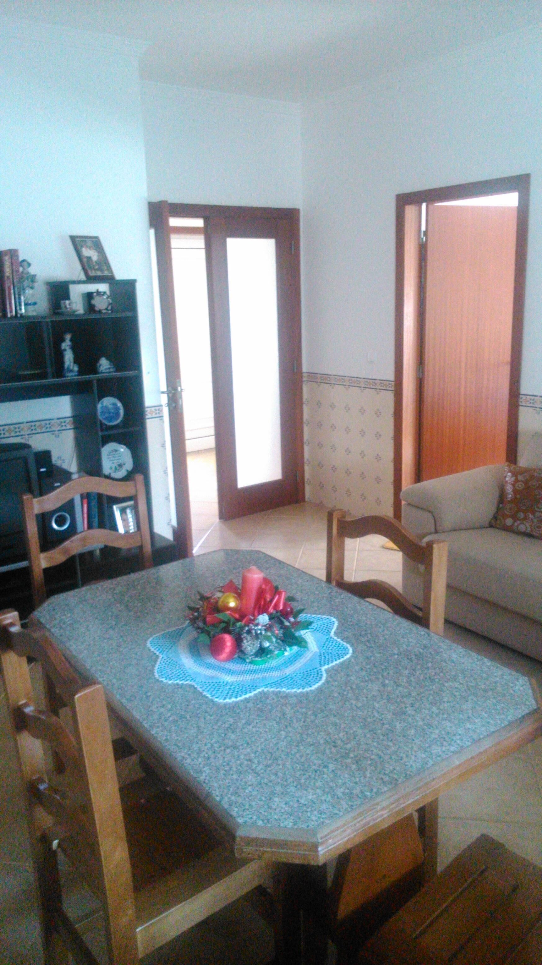 TV, books, video library, stereo