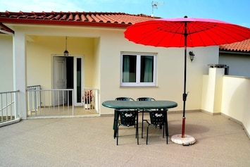 Terrasse de L'hébergement