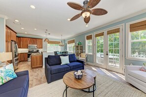 TV, video games, DVD player, table tennis