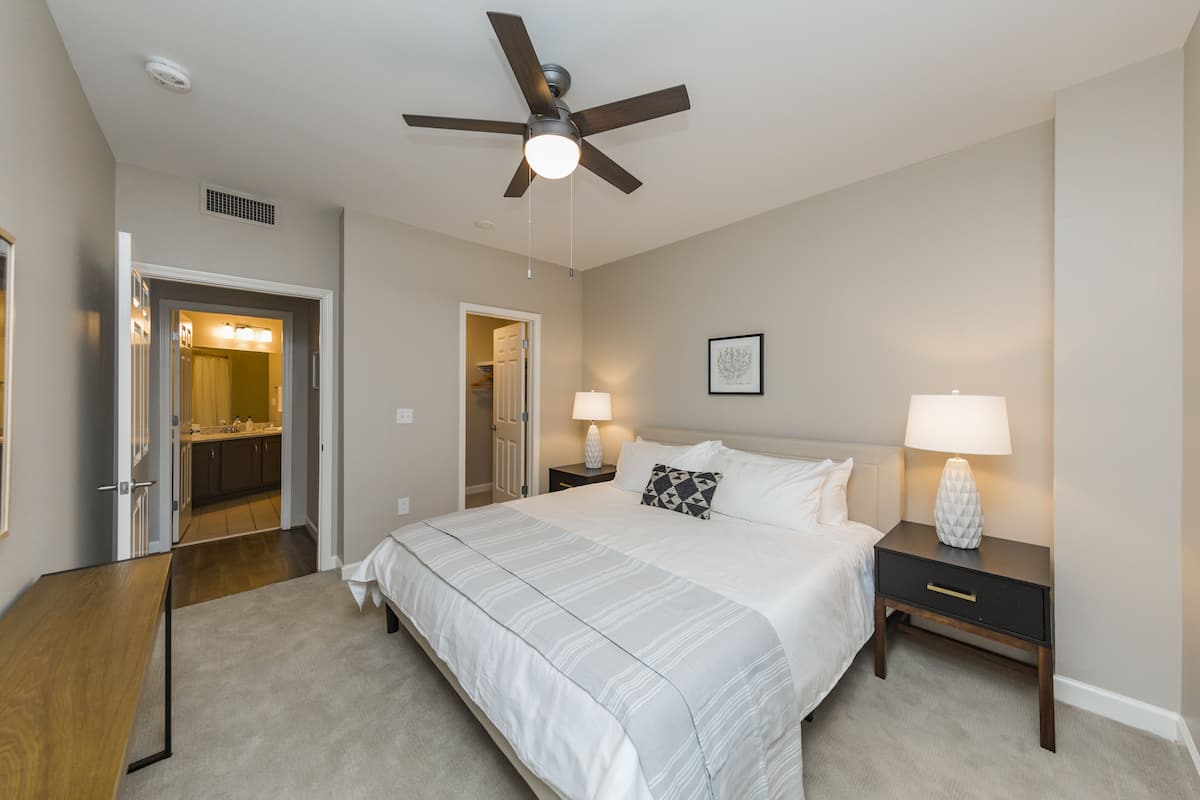 1 bedroom, premium bedding, individually decorated