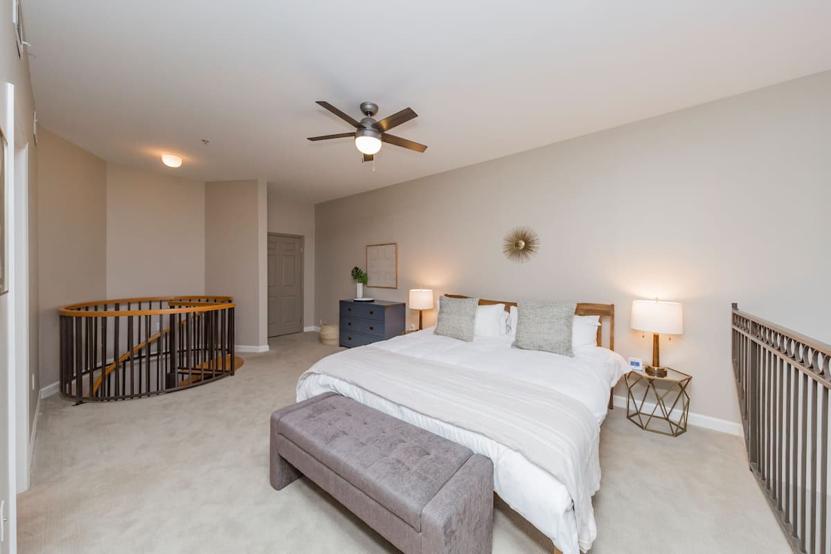 1 bedroom, premium bedding, individually decorated