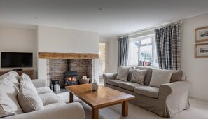 Smart TV, fireplace, DVD player, books - Luxury Cottage In Christow.   (Exeter)