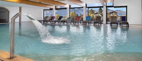 Indoor pool, a heated pool