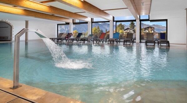 Indoor pool, a heated pool