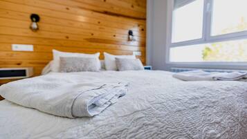 2 slaapkamers, een strijkplank/strijkijzer, wifi, beddengoed