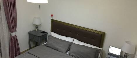 1 bedroom, desk, soundproofing, iron/ironing board