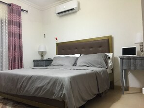 1 bedroom, desk, soundproofing, iron/ironing board