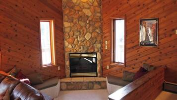 TV connectée, cheminée