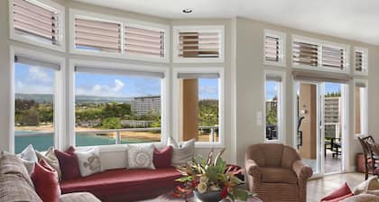 Cliffside Kalapaki Bay 2 Bedroom With A/C Amazing Sunsets in Lihue Kauai