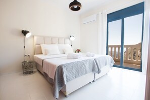 2 bedrooms, desk, iron/ironing board, free WiFi - Mountain view villa !!! (Karpathos)