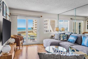 TV, DVD player, video library