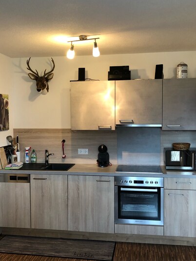 Cozy apartment overlooking the mountains in the sunny village of Wängle