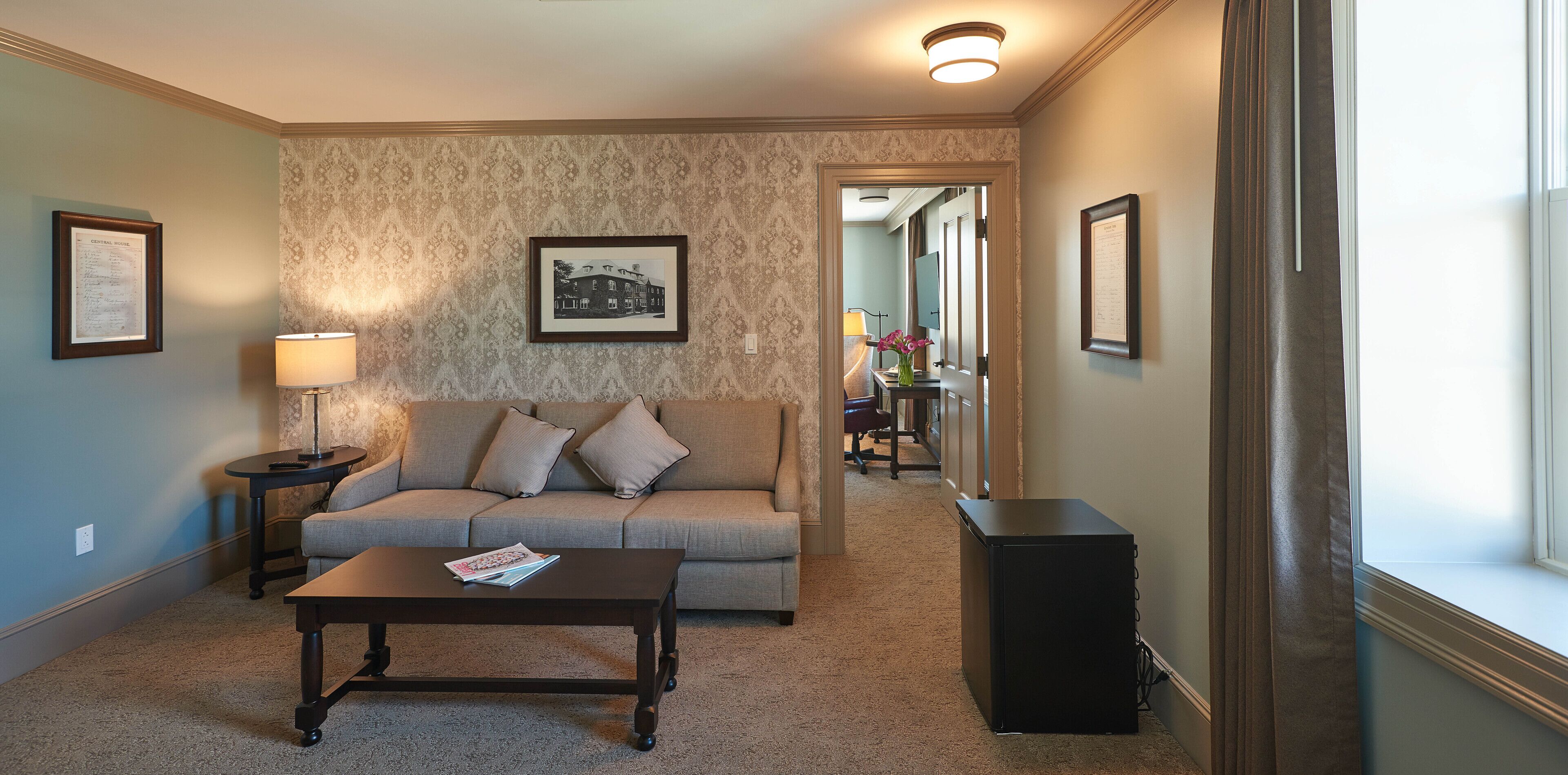 50-inch flat-screen tv with cable channels, tv