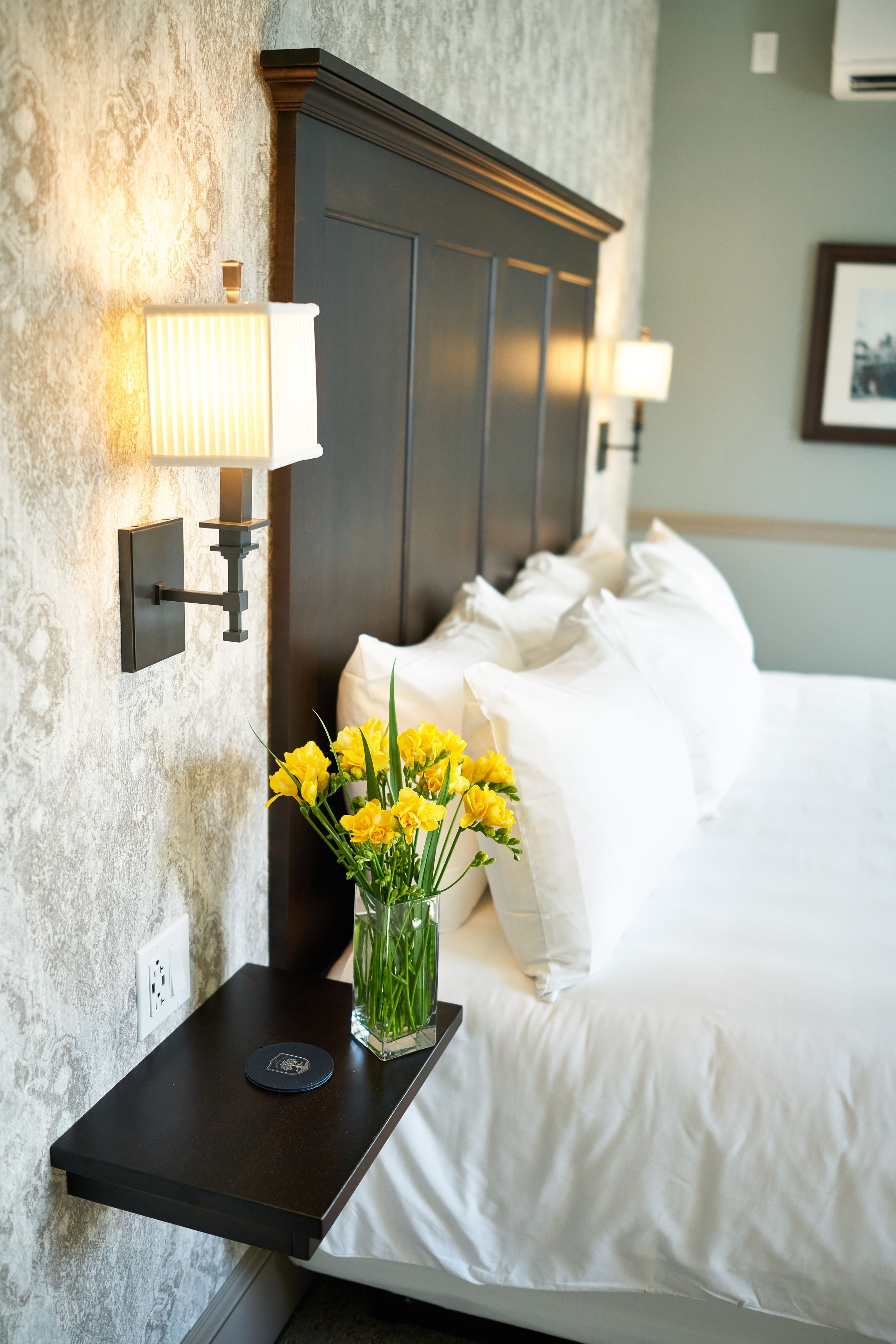 egyptian cotton sheets, premium bedding, desk, laptop workspace