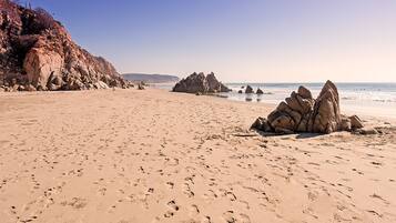 On the beach