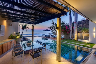 Endless Views | Beachfront Home + Infinity Pool