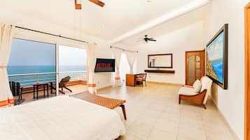 4 slaapkamers, een bureau, een strijkplank/strijkijzer, wifi