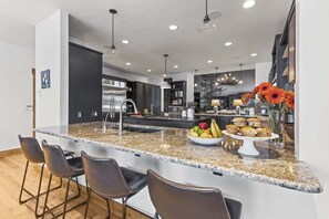 Fridge, microwave, oven, stovetop - Abode at Open Meadows, luxury estate, sleeps 23 (Wilson)