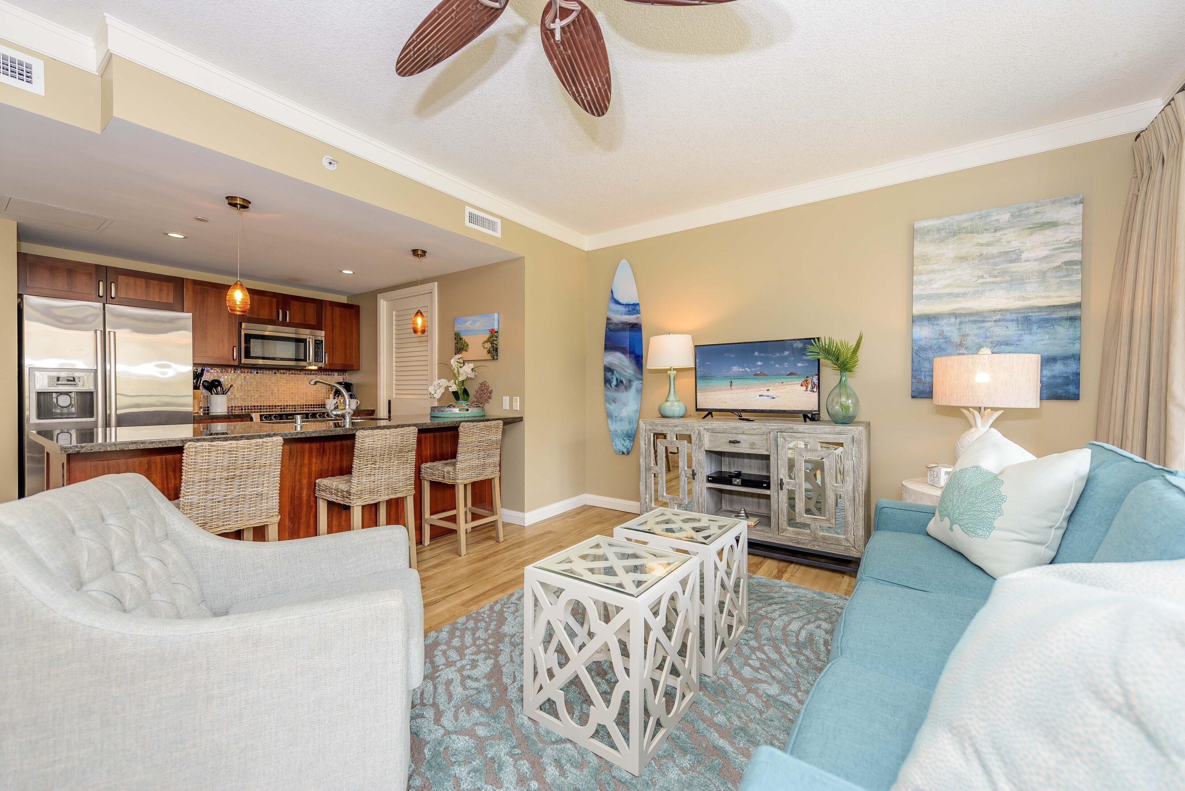 OCEANFRONT, Luxury 1 bed/1bath Suite - Hokulani Tower - Honua Kai 316