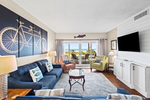 Smart TV, DVD player - Sandy Key 122:  2 BR/2 BA Perdido Key, FL Beachfront Condo, On-Site Rental Office, Sleeps 6 (Pensacola)