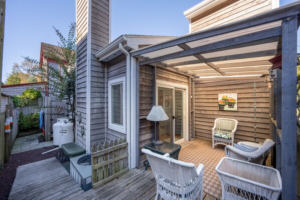 Terrace/patio - 331 Mulberry - In town Lewes charmer available for shorter stays! (Lewes)