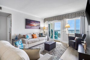 Smart TV, video library - Beautifully remodeled Beachfront Condo, spectacular views (320) (Destin)