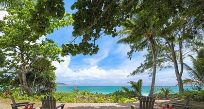 Center of Kailua Bay! Licensed Beach Front Rental #1990/NUC-1774,1775