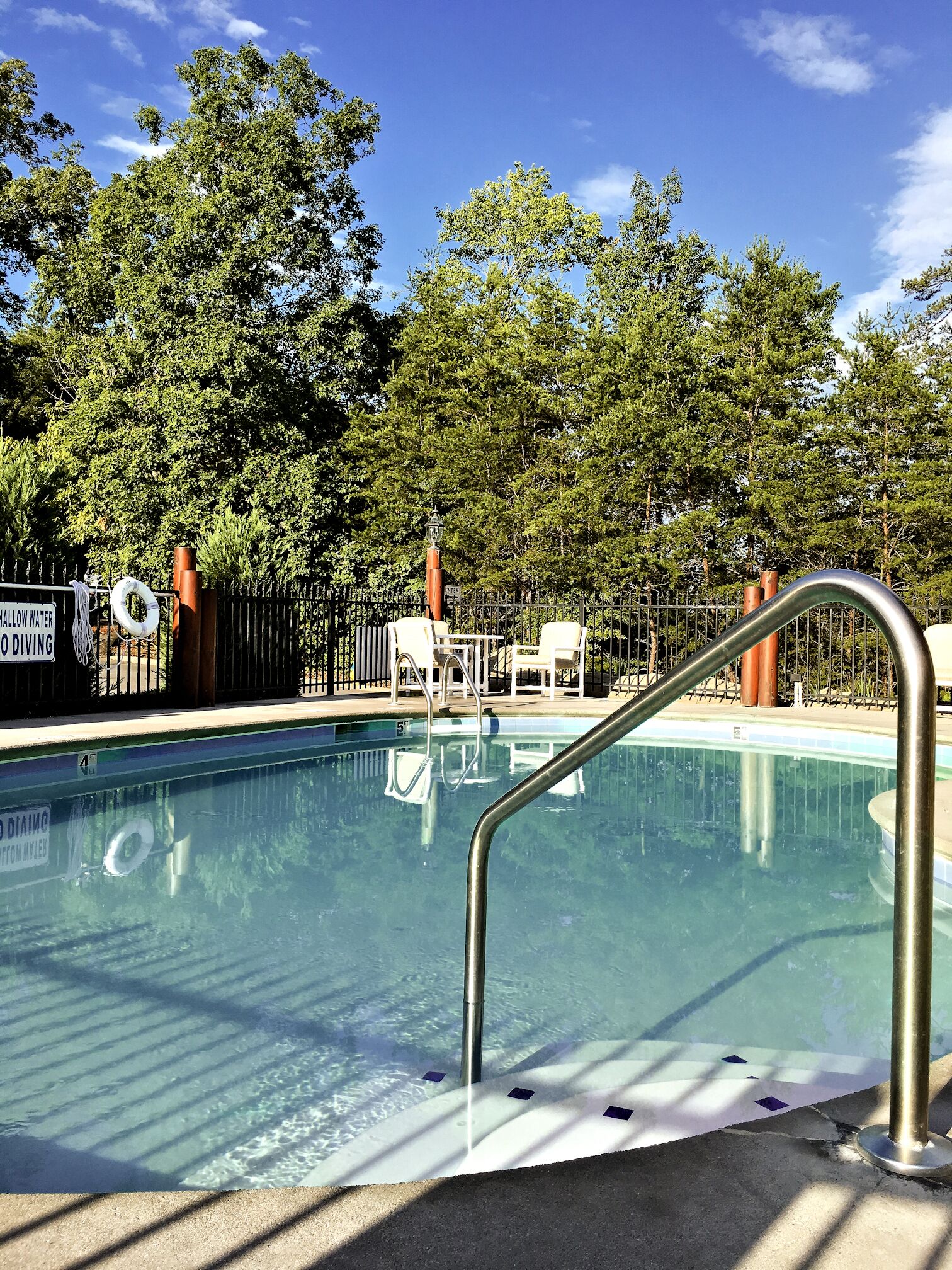 Indoor pool, a heated pool