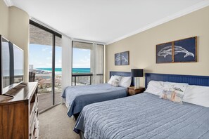2 bedrooms, iron/ironing board, free WiFi, bed sheets - Free Beach SRVC! Free Beach Bonfires M/F nts!  Sports Deck w/Pickleball! (Miramar Beach)