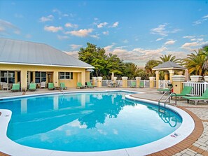 Indoor pool, a heated pool