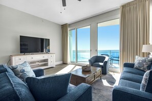 Una televisión, un reproductor de DVD