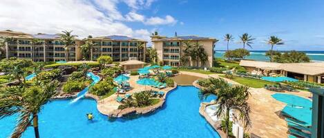 Utendørsbasseng og et oppvarmet basseng