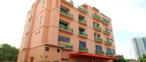 Fassade der Unterkunft