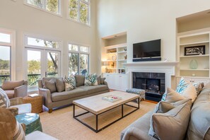 Een televisie en een dvd-speler