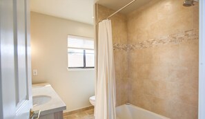 Shower, hair dryer