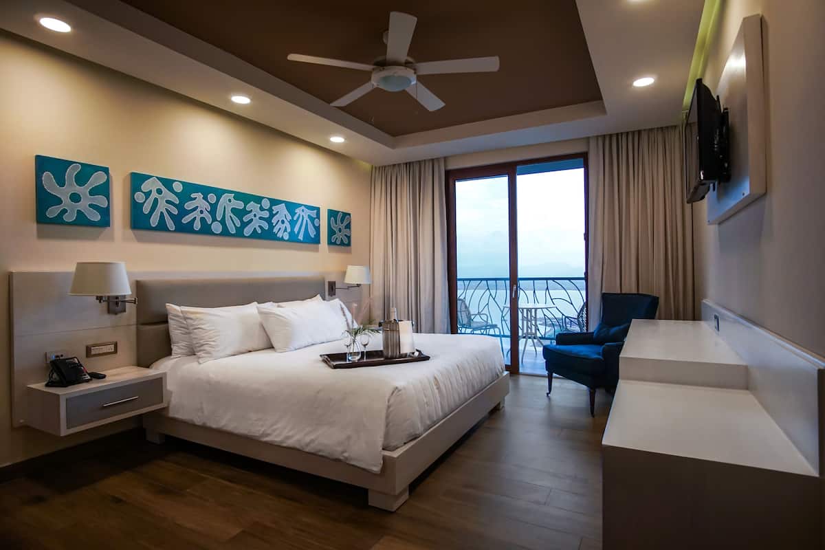 superior room, 1 king bed, terrace, city view | in-room safe, desk, iron/ironing board, free rollaway beds