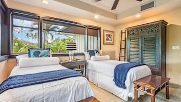 3 habitaciones, escritorio, wifi gratis y ropa de cama