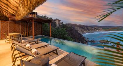 Villa de luxe sur la plage dans un complexe 5 étoiles en bord de mer - 1,3 et 5 BDRM