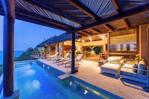 Pool - Luxe Beach Villa in 5-star Oceanfront Community (Huatulco)
