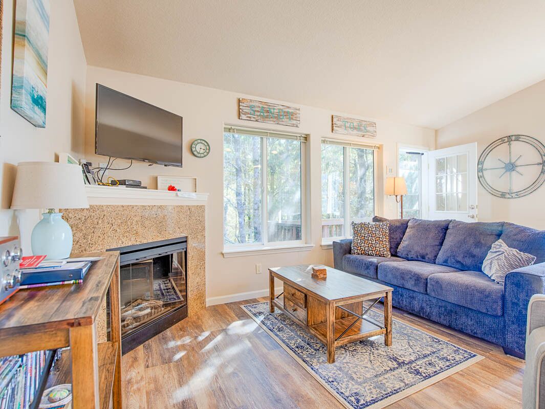 تلفزيون ذكي، مدفأة، كُتُب، ستيريو