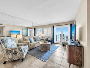 TV, DVD player, books, video library