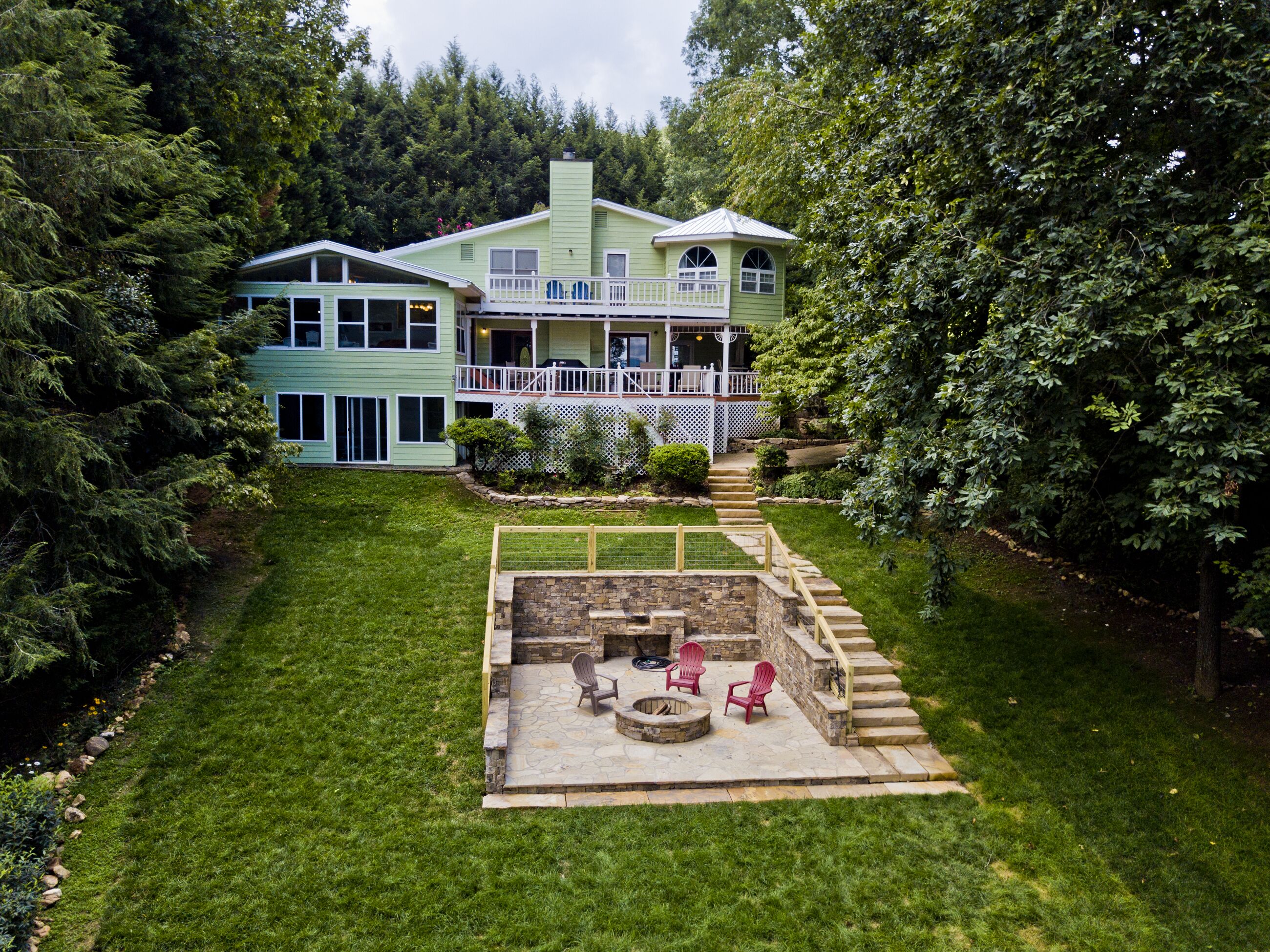 Lake Chatuge Vacation Rental with Boat Dock and Game Room Living the Dream.