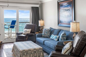 TV, DVD player, video library