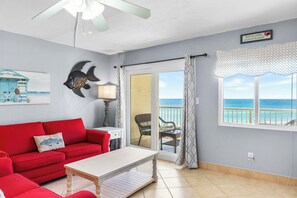 TV, DVD player, video library