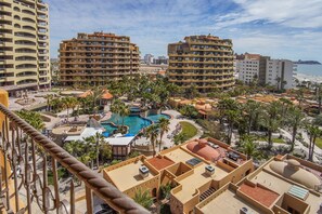Una piscina riscaldata