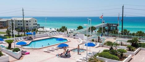 Una piscina climatizada