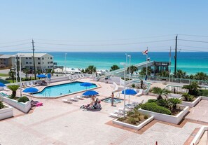 Una piscina climatizada